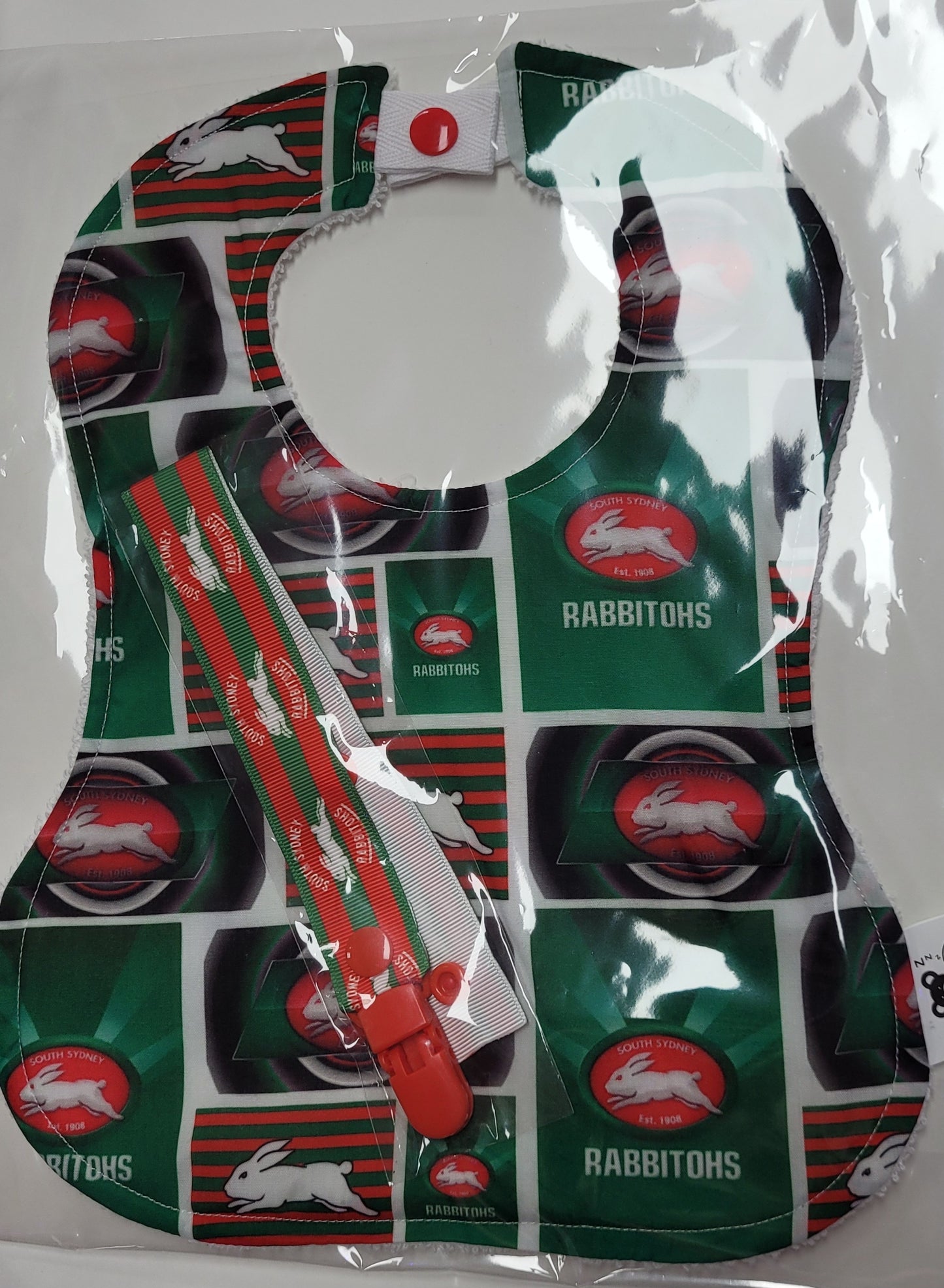 Footy NRL Bib and Dummy Clip