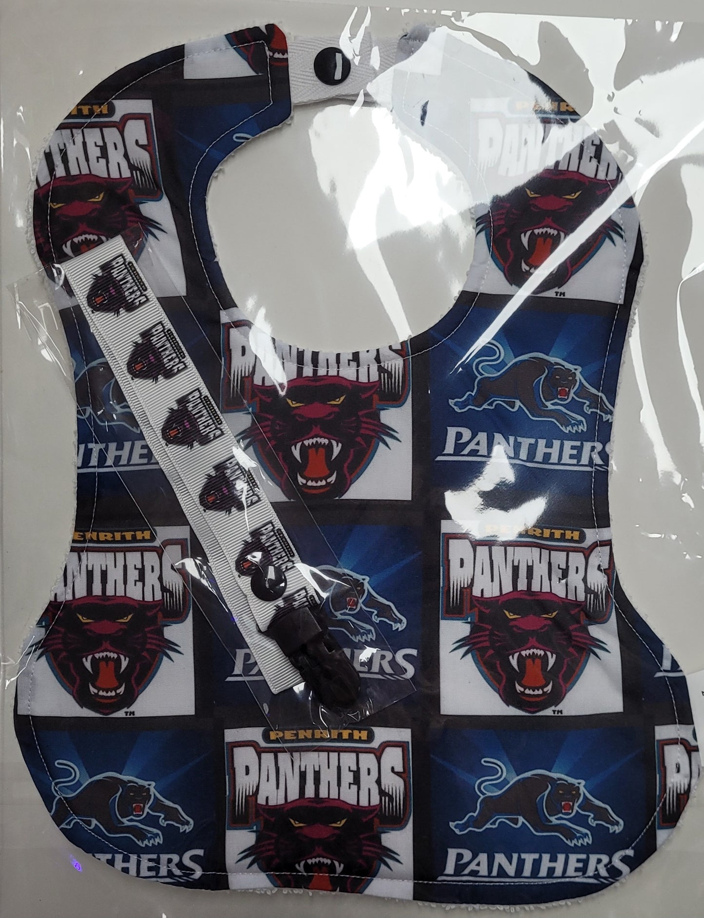 Footy NRL Bib and Dummy Clip