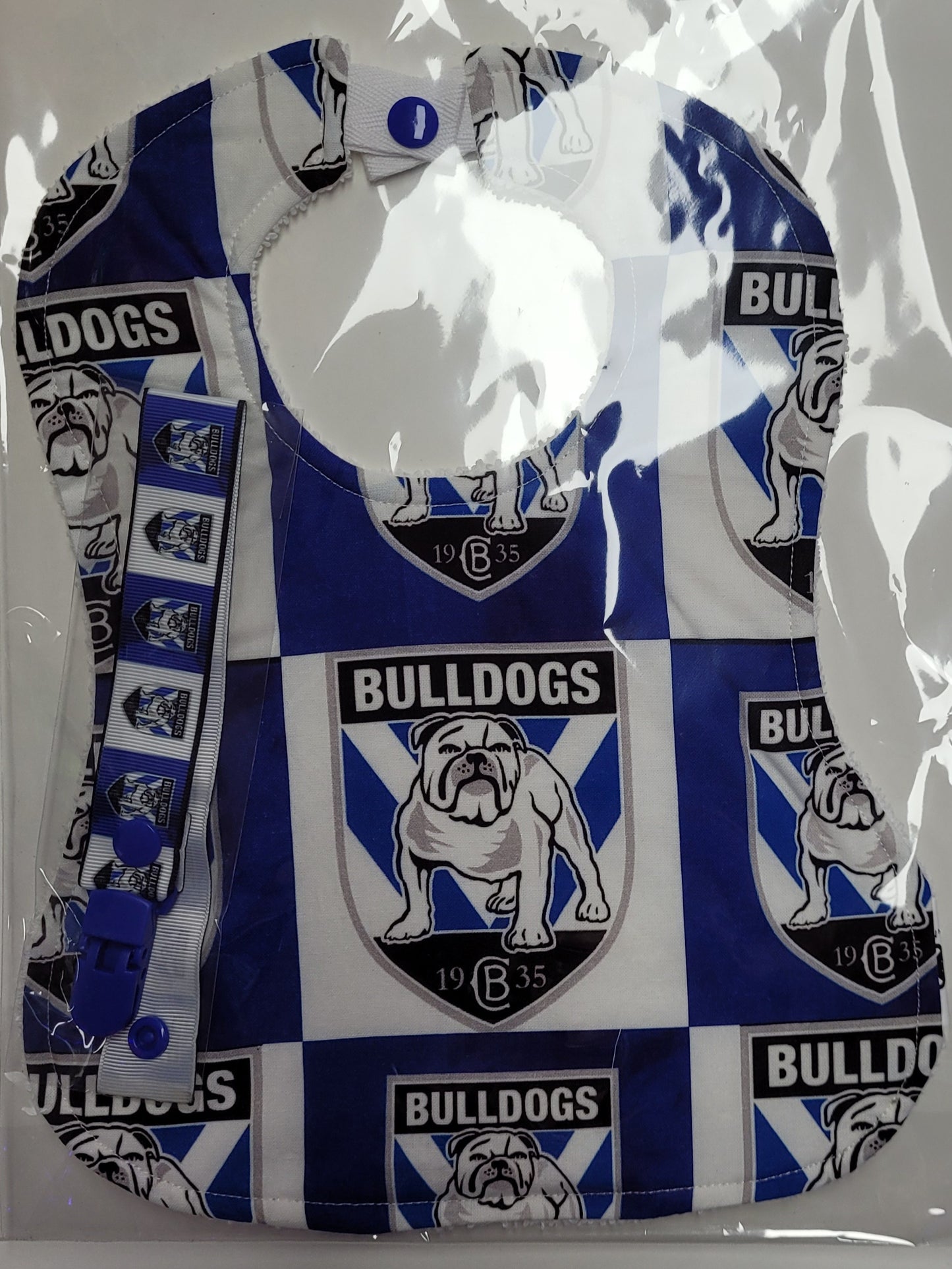 Footy NRL Bib and Dummy Clip