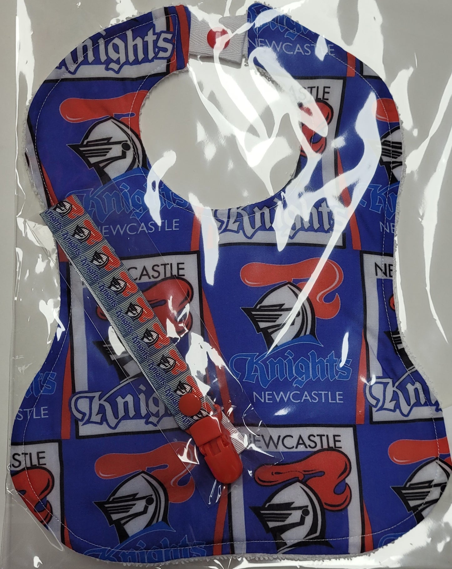 Footy NRL Bib and Dummy Clip