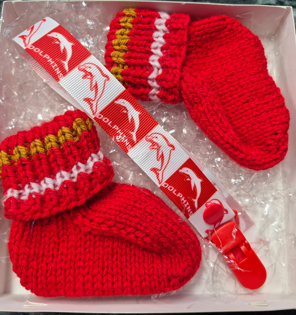 Baby Footy Supporter Set Boxed