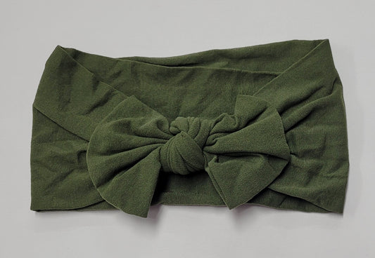 Wide Bow Headband - Baby