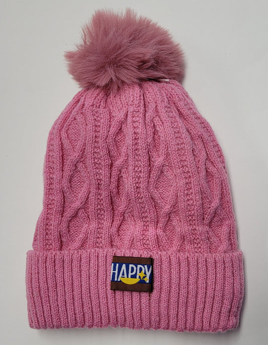 Adult Pom Pom Beanies