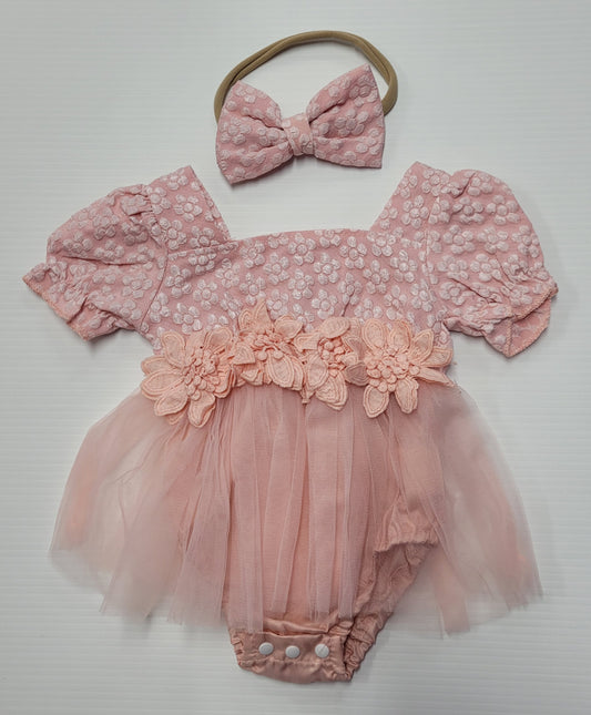 Tutu Romper with Headband - 000