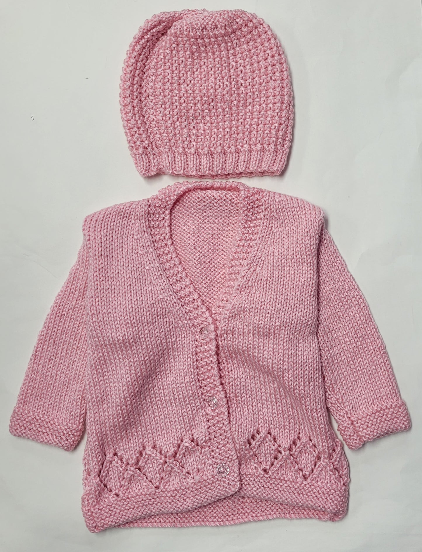Kids Knitted Cardigan/Jumper and Beanie