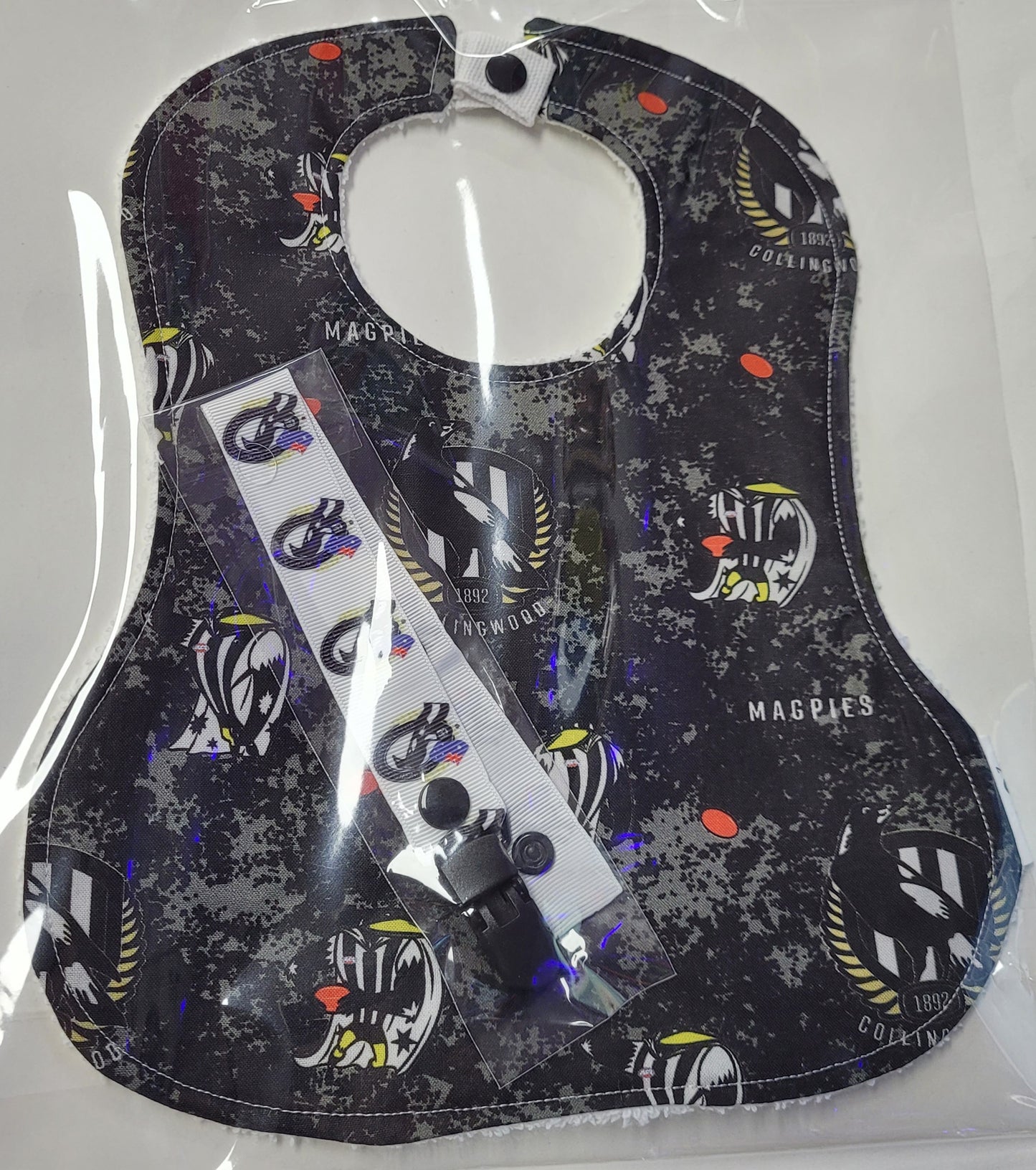 Footy AFL Bib and Dummy Clip