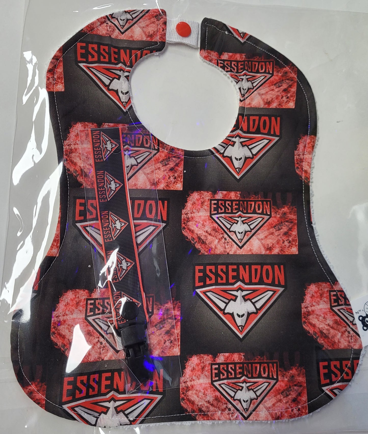Footy AFL Bib and Dummy Clip