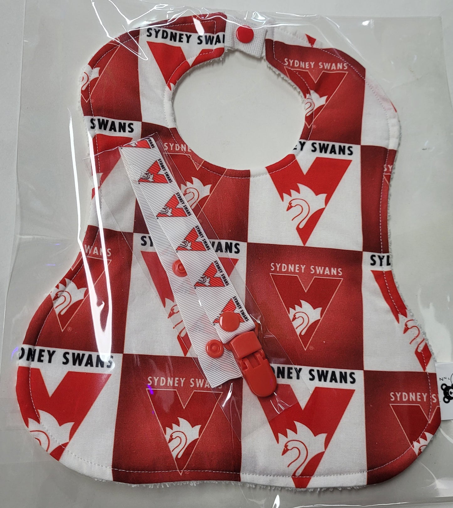 Footy AFL Bib and Dummy Clip