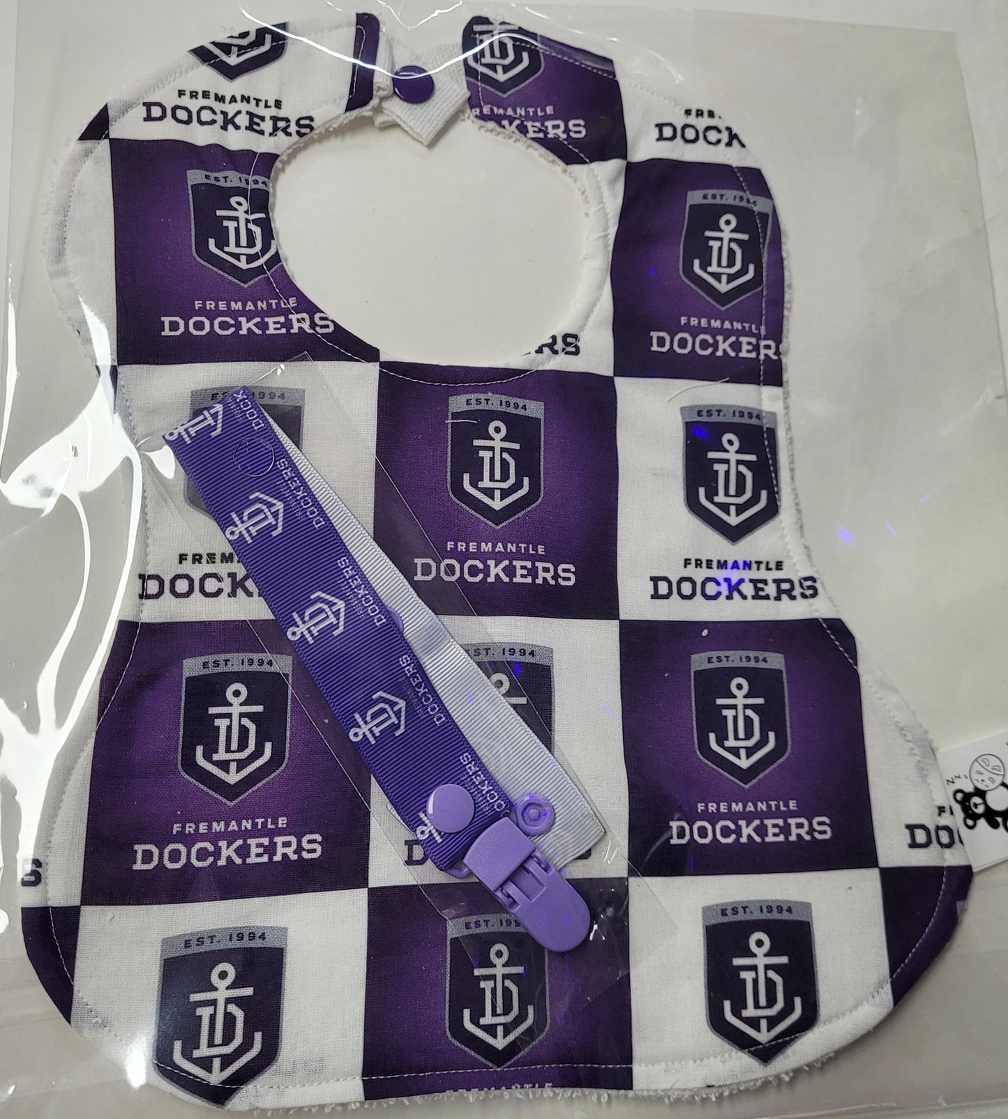 Footy AFL Bib and Dummy Clip