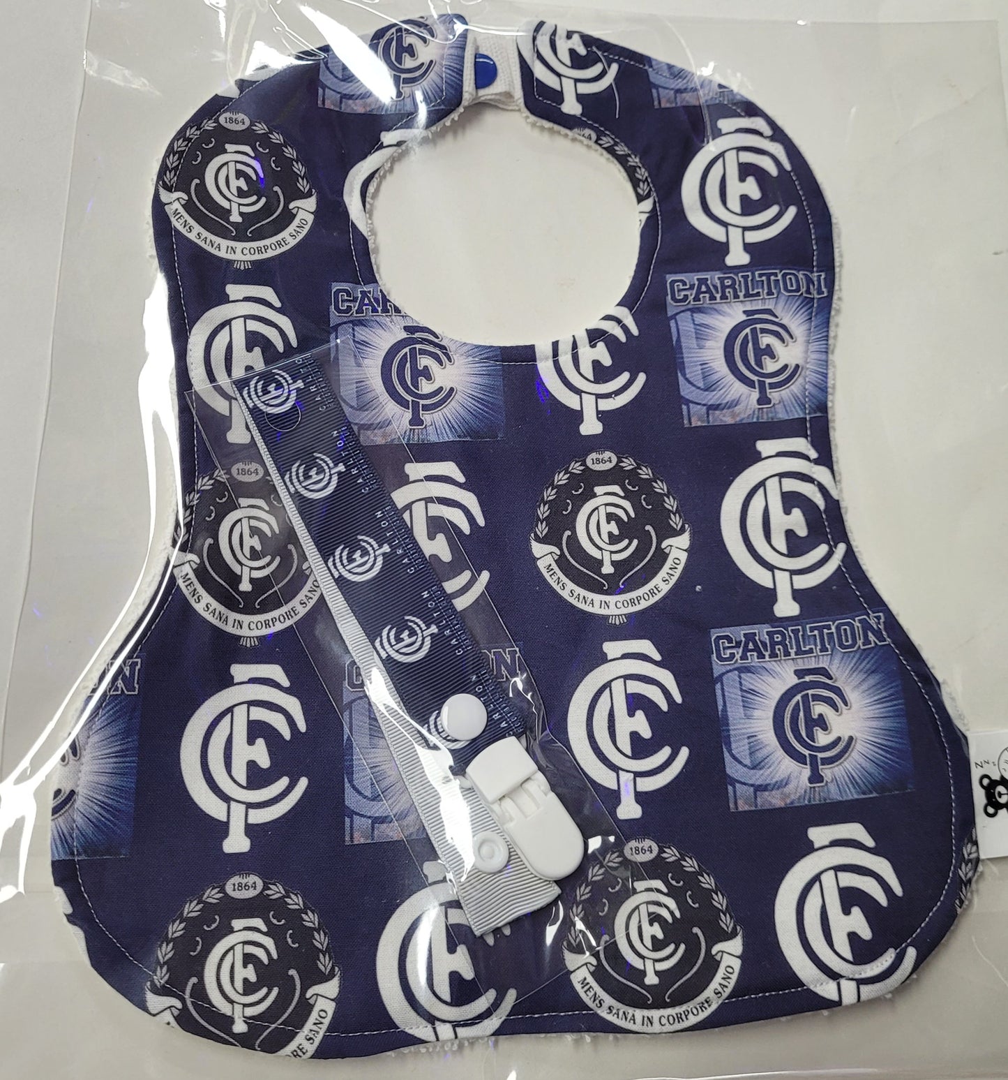 Footy AFL Bib and Dummy Clip