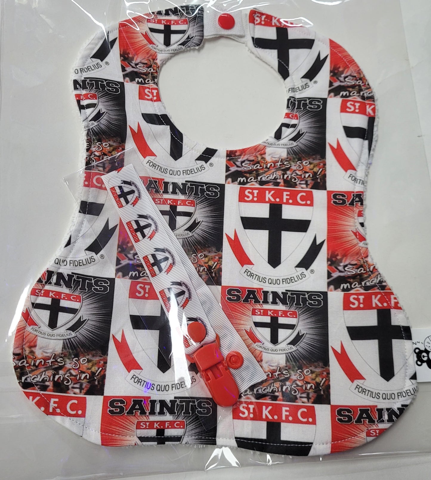 Footy AFL Bib and Dummy Clip