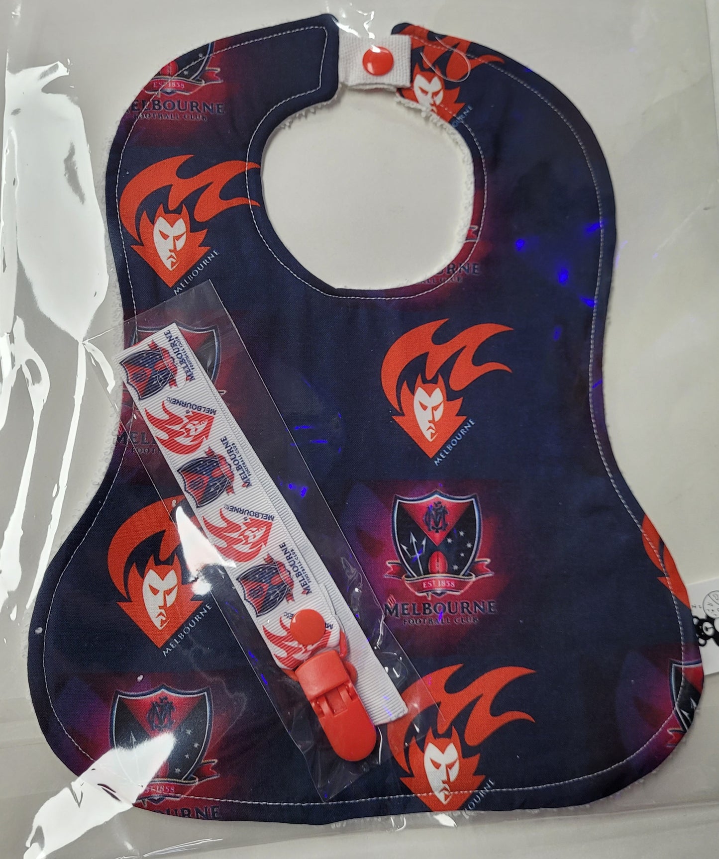 Footy AFL Bib and Dummy Clip