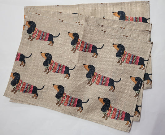 Dachshund  Placemats (set of 4)