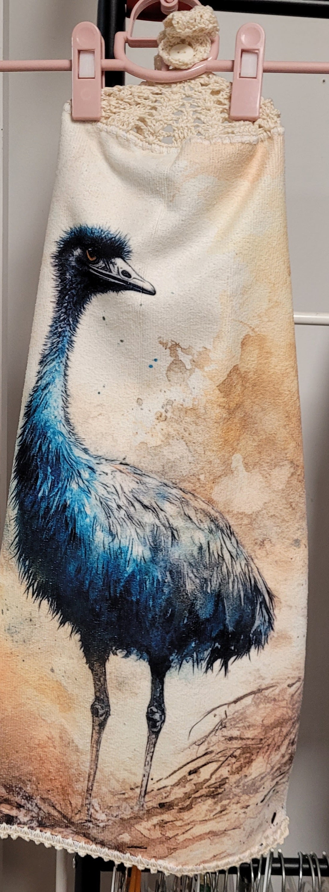 Printed Kitchen hand towels - Single Thickness