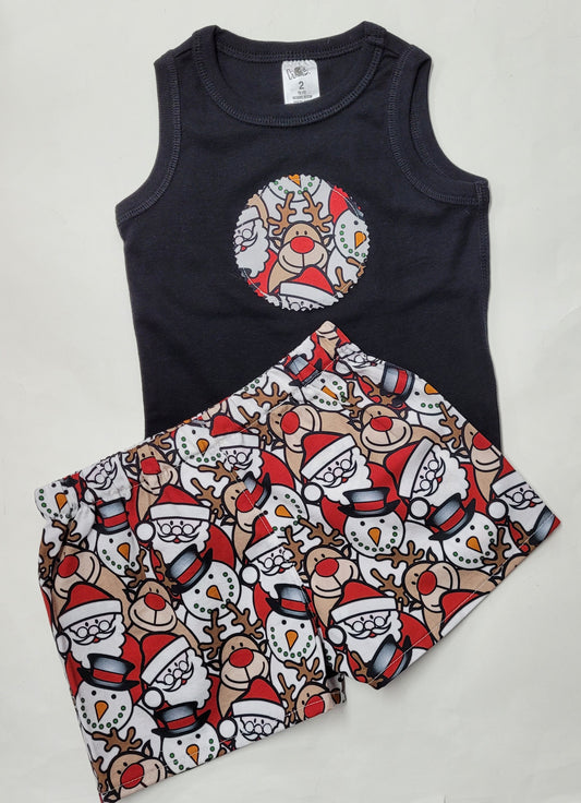 Christmas Shirt and Short Sets