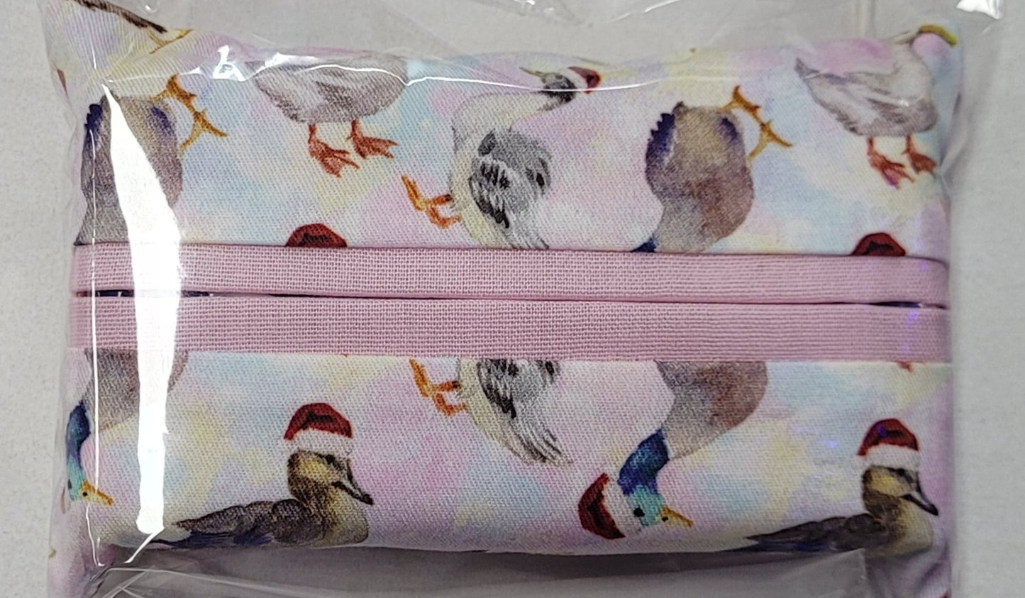 Christmas Fabric Tissue Holder - Travel Size