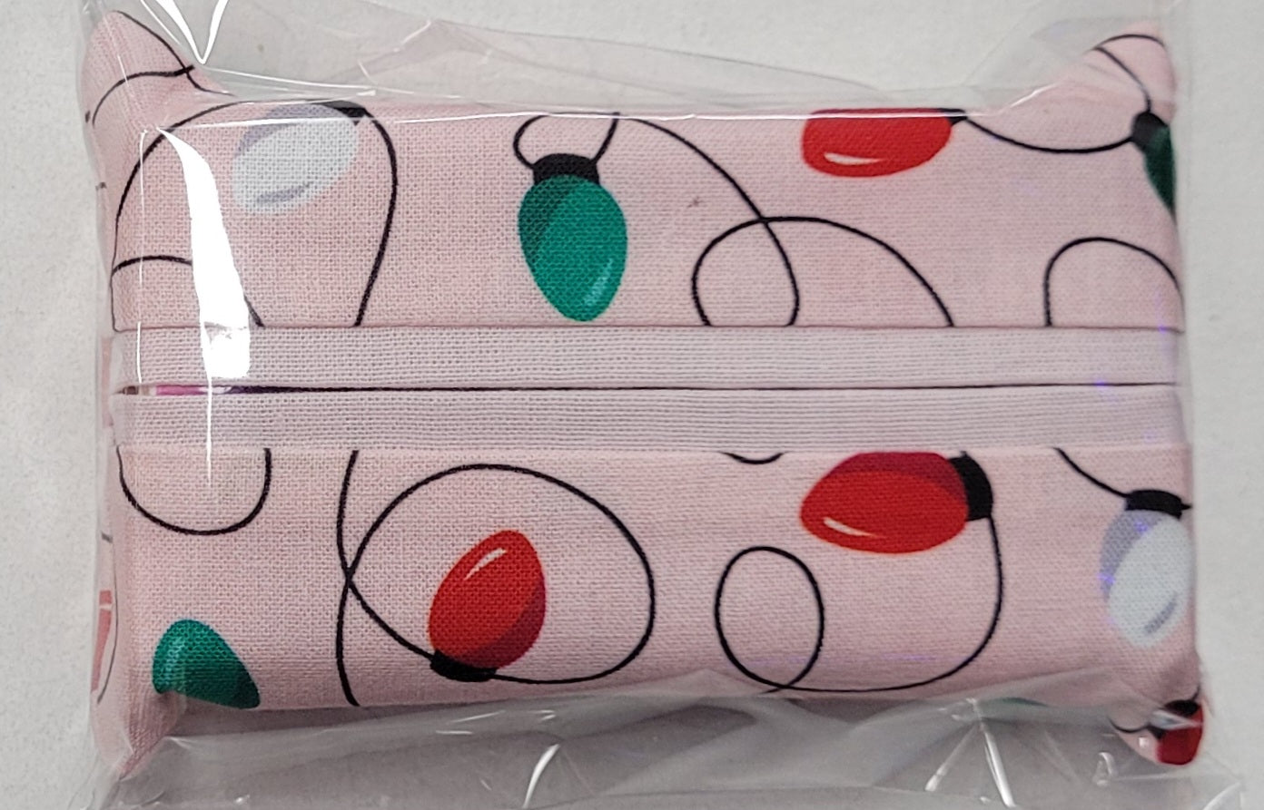 Christmas Fabric Tissue Holder - Travel Size