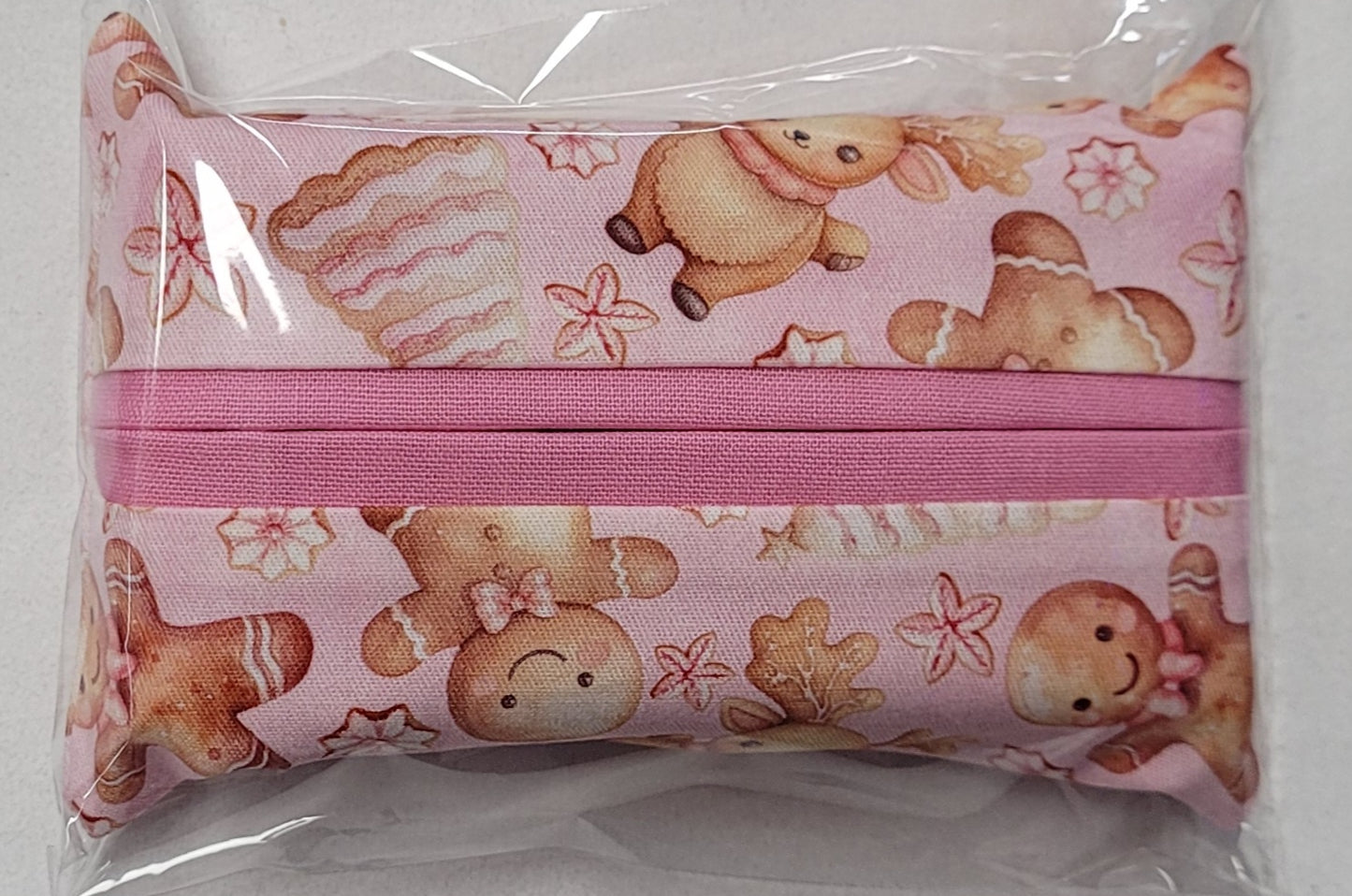 Christmas Fabric Tissue Holder - Travel Size