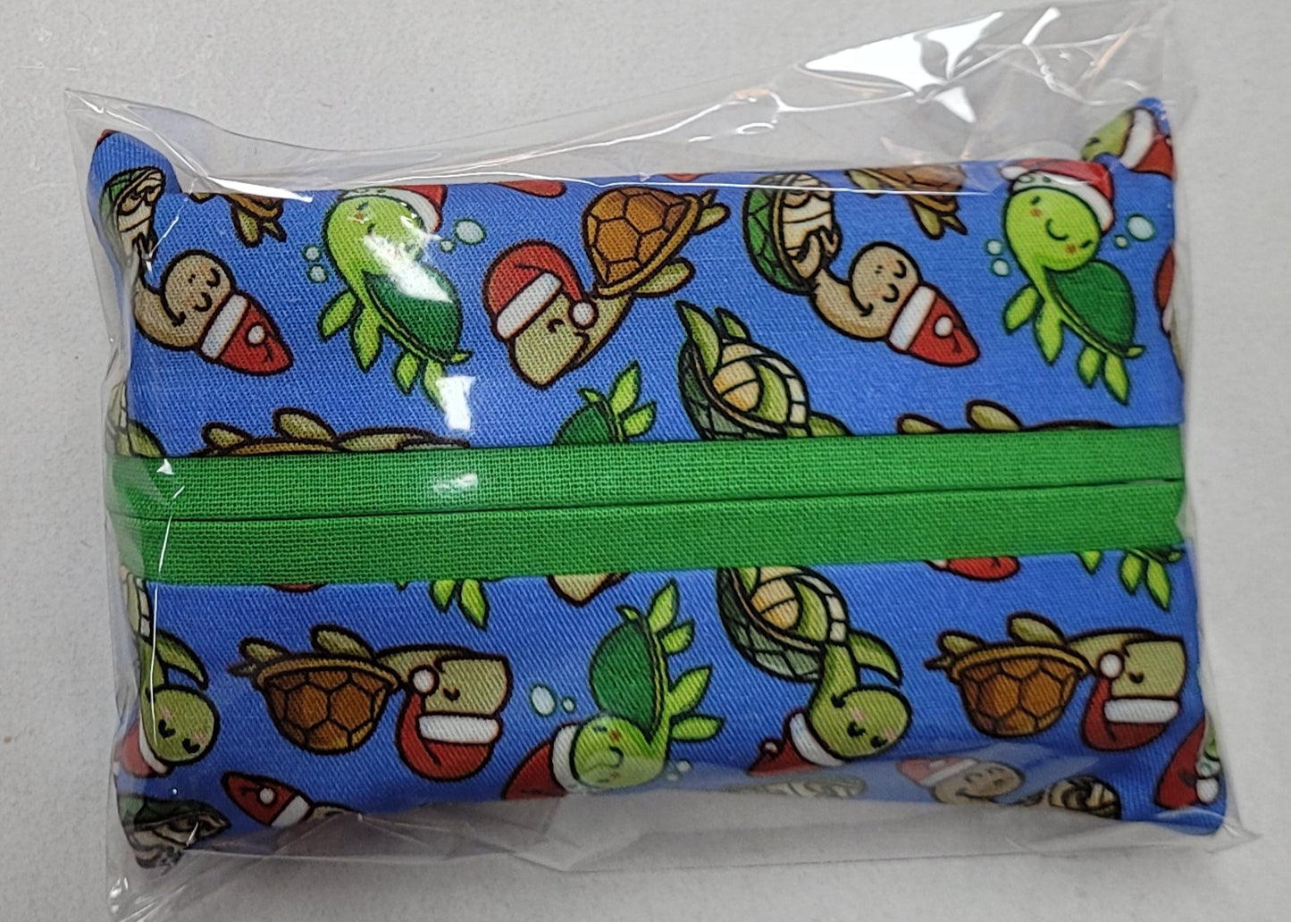 Christmas Fabric Tissue Holder - Travel Size