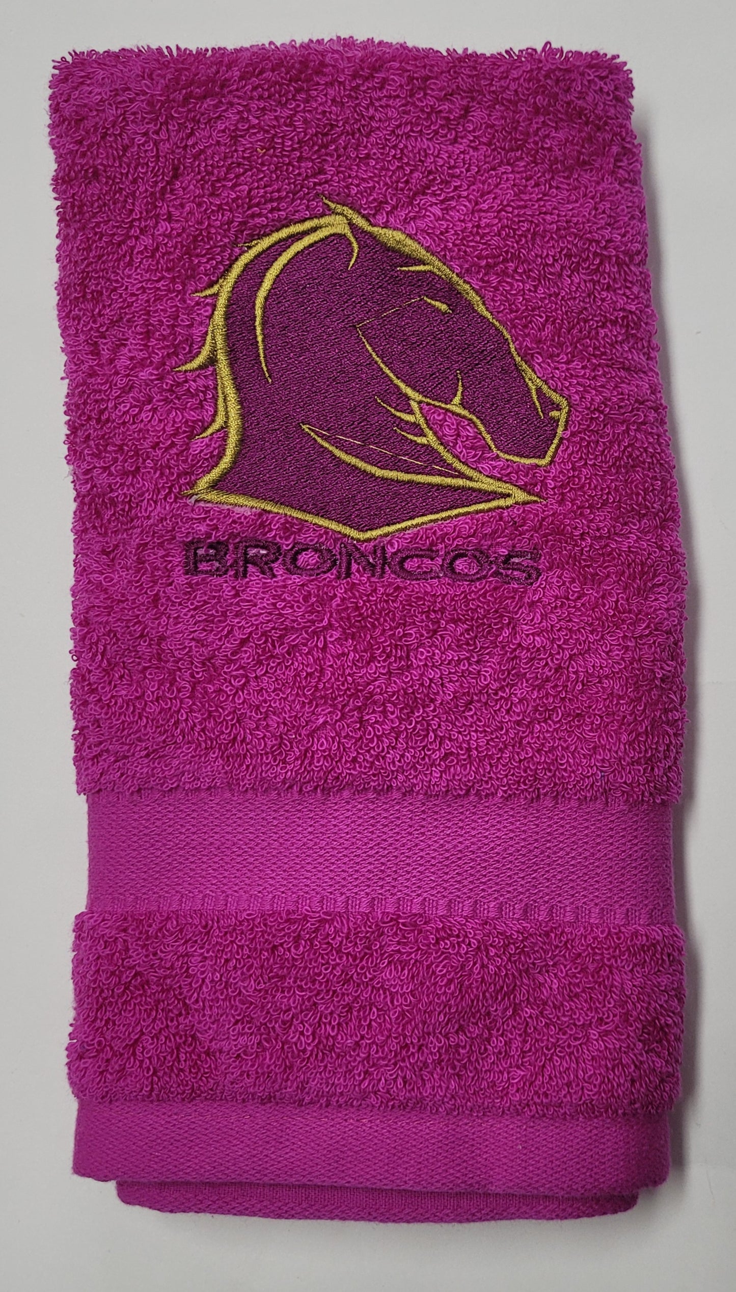 Embroidered Hand Towels - Footy