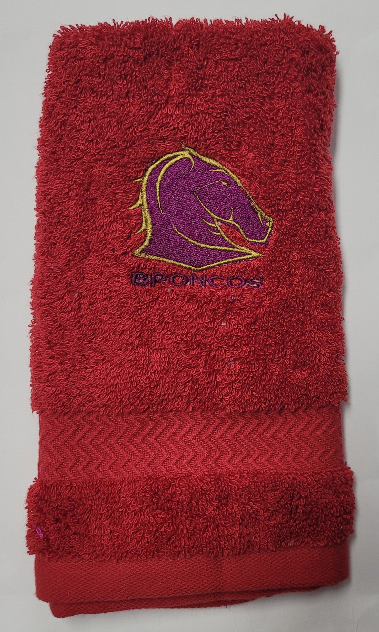 Embroidered Hand Towels - Footy