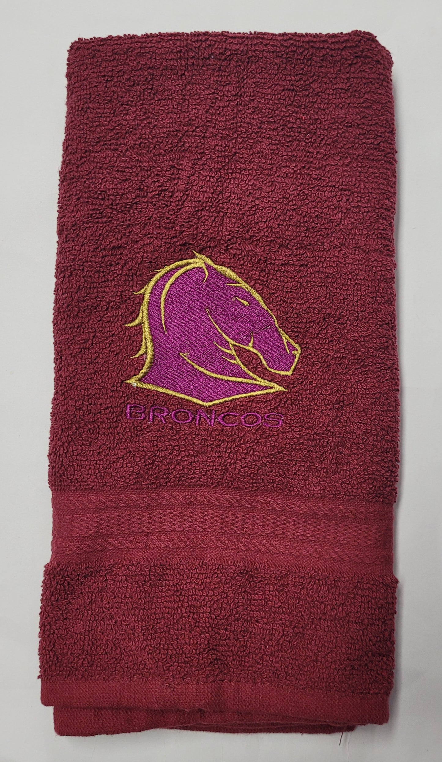 Embroidered Hand Towels - Footy