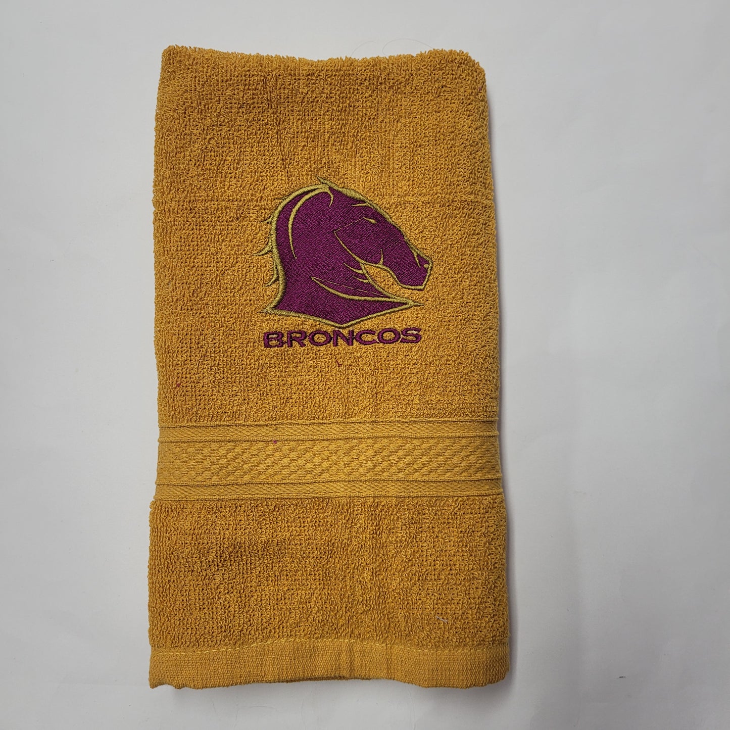 Embroidered Hand Towels - Footy