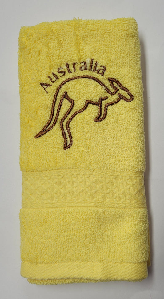 Embroidered Hand Towels - Australia