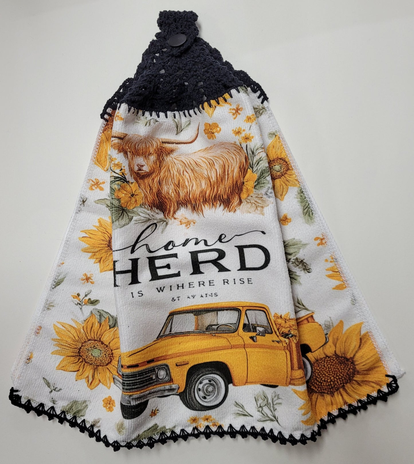 Printed Kitchen hand towels - Double Thickness 2