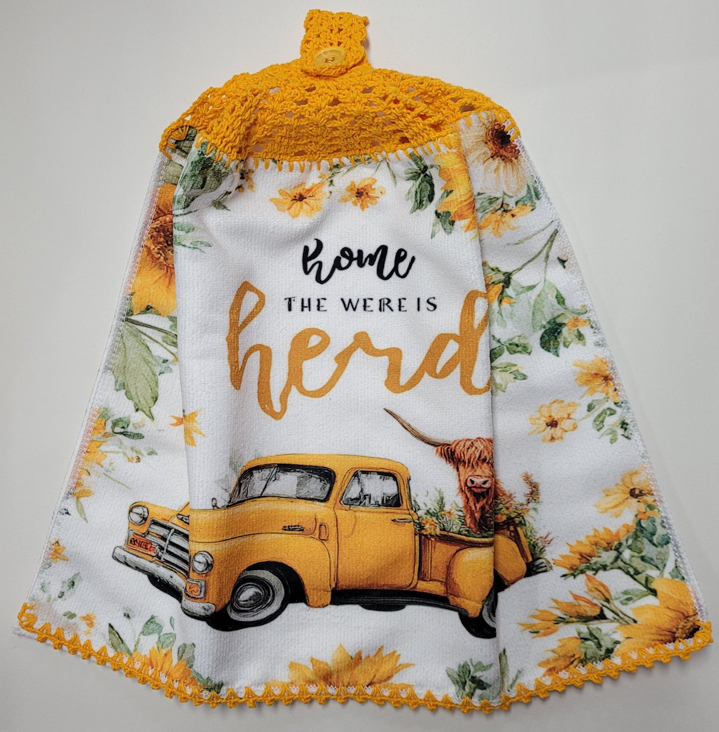 Printed Kitchen hand towels - Double Thickness 2