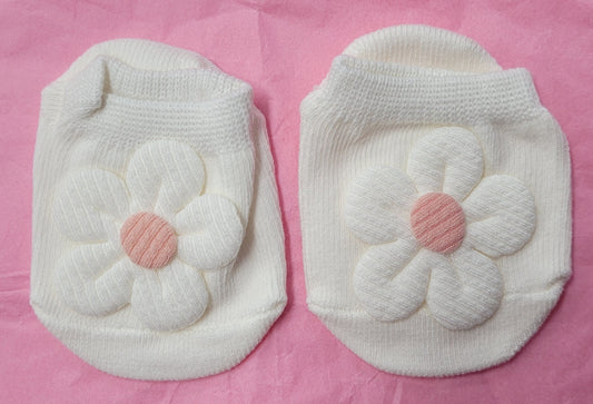 Baby Socks - Flower - 6-12mo