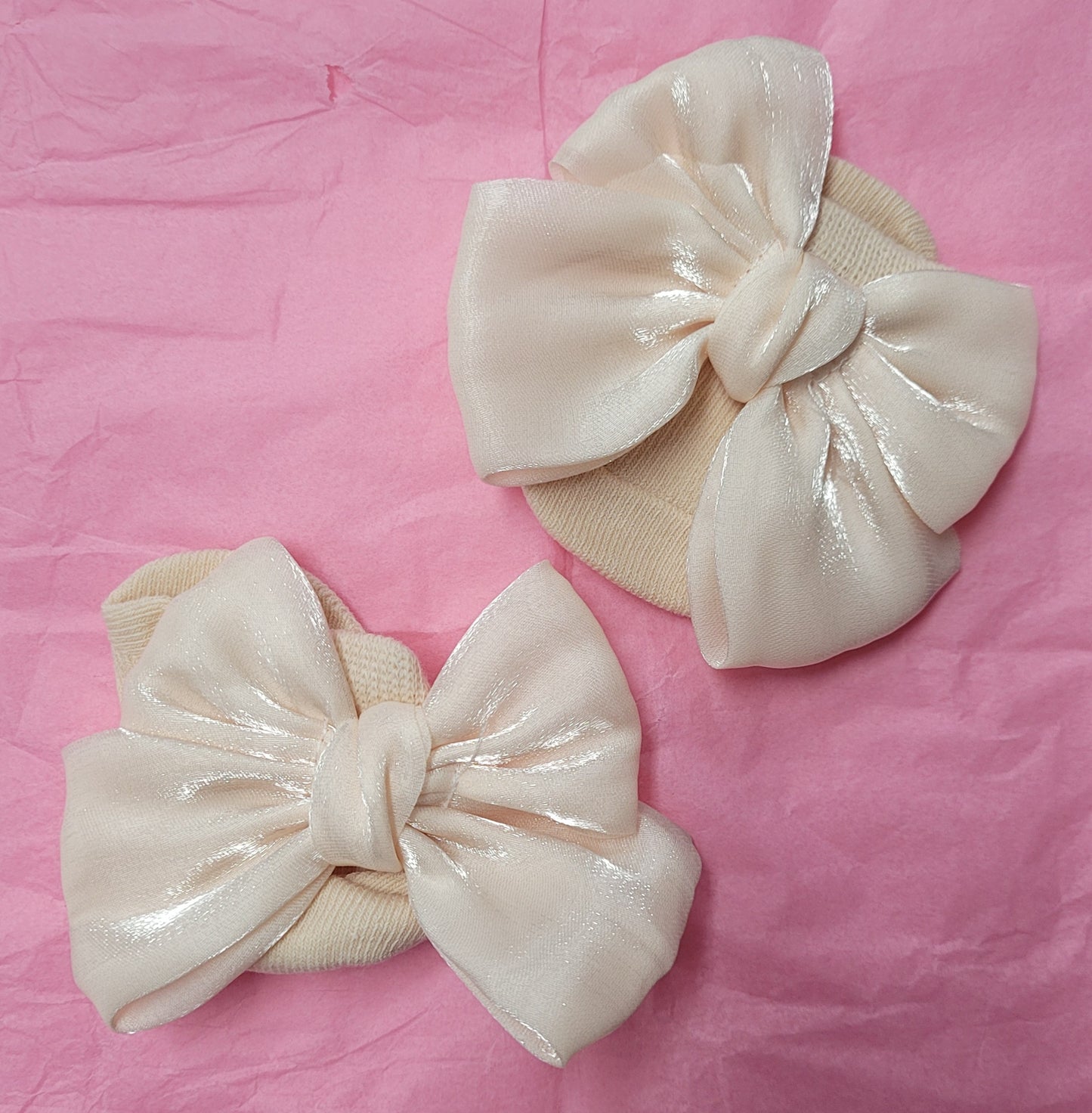 Baby Socks - Bow - 0-6mo