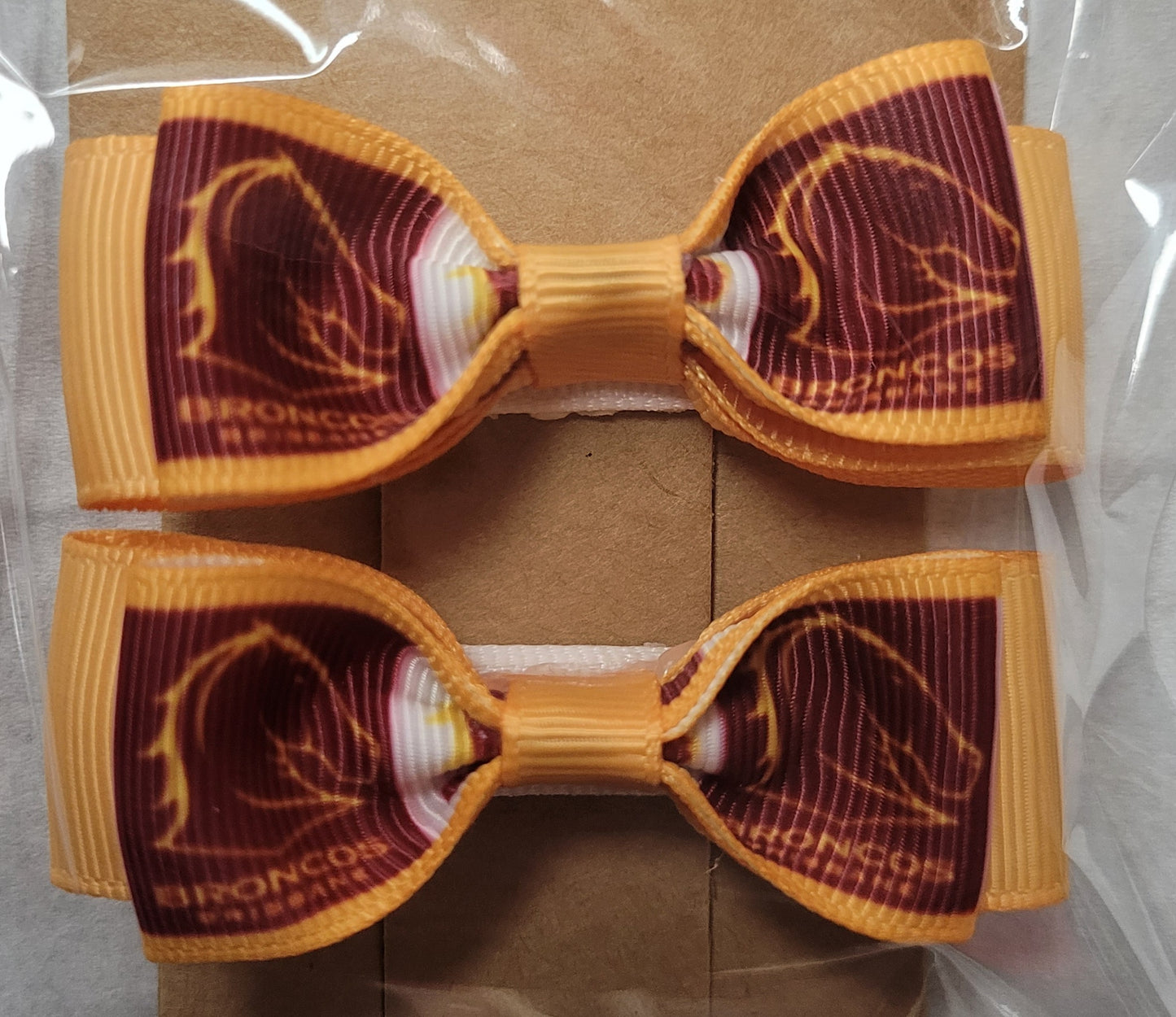 Footy Hair Clips - Two Pack Small