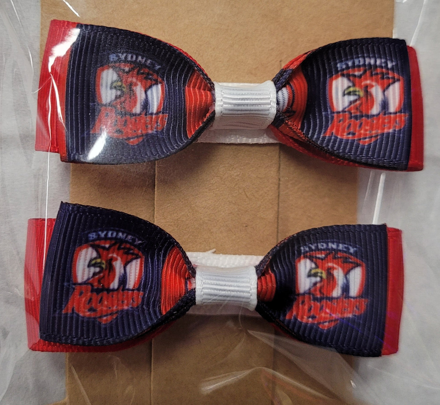 Footy Hair Clips - Two Pack Small