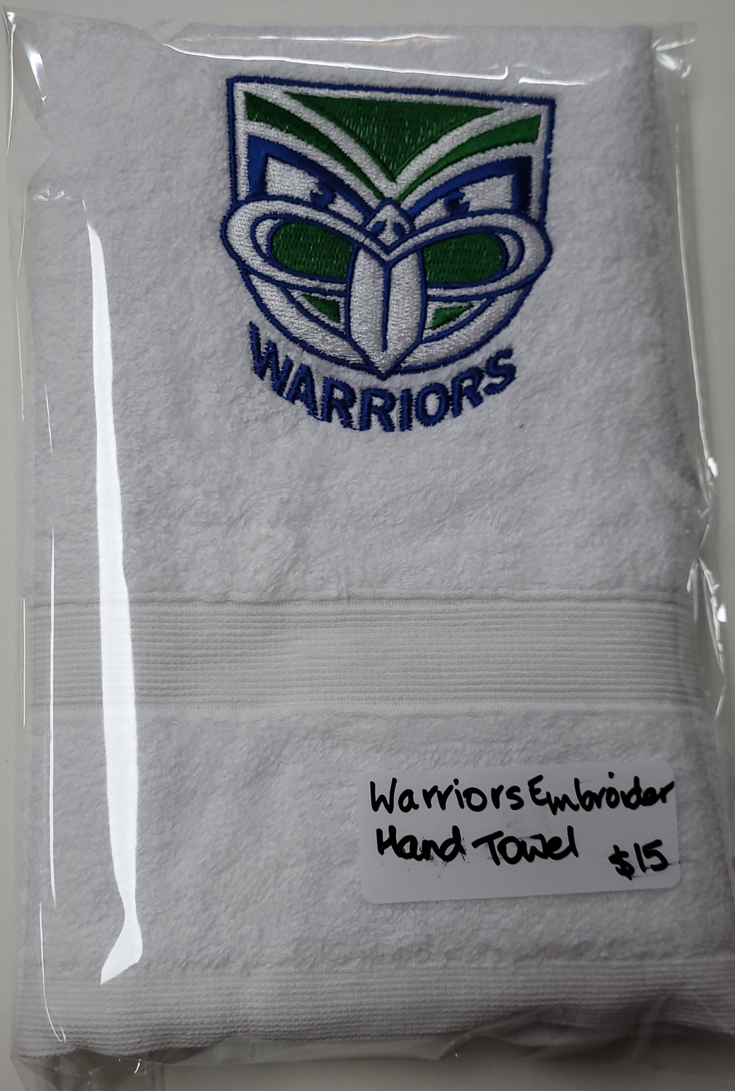 Embroidered Hand Towels - Footy