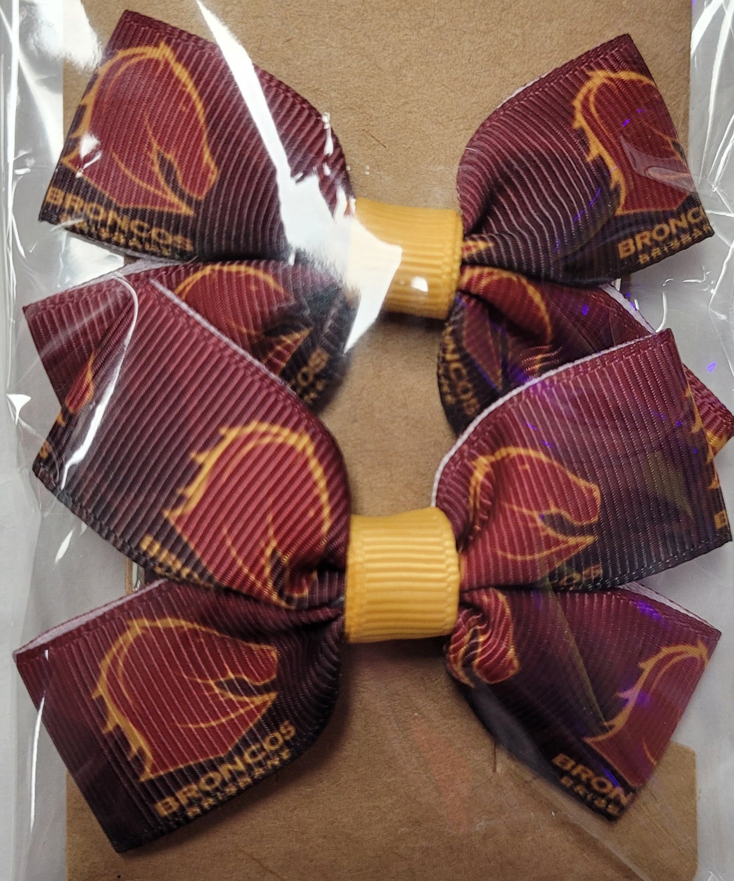 Footy Hair Clips - Two Pack Small