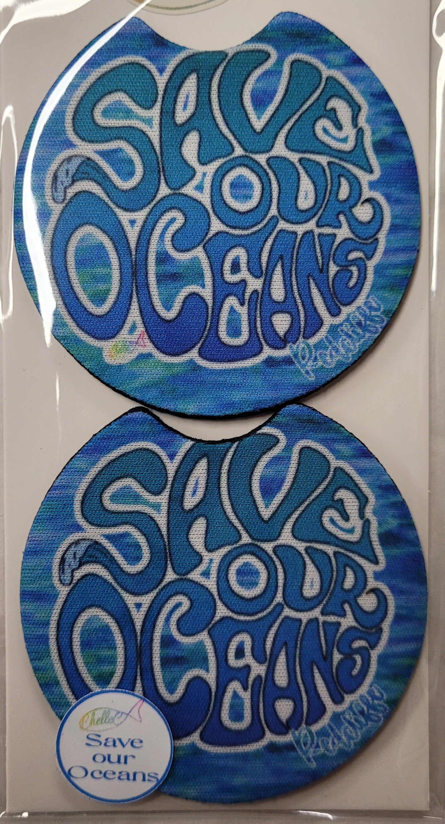Coasters for car cup holders