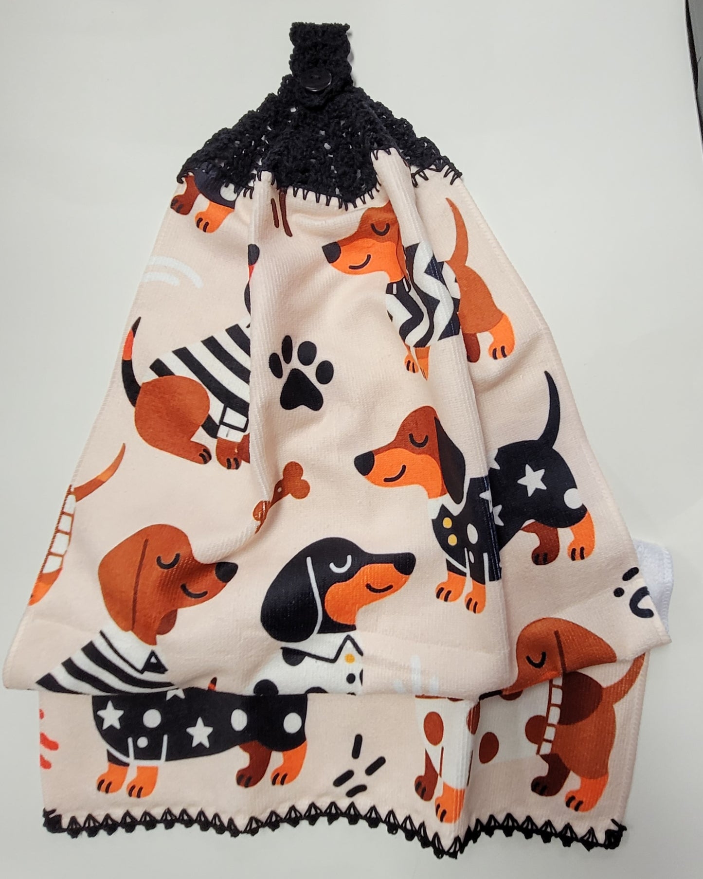 Printed Kitchen hand towels - Single Thickness
