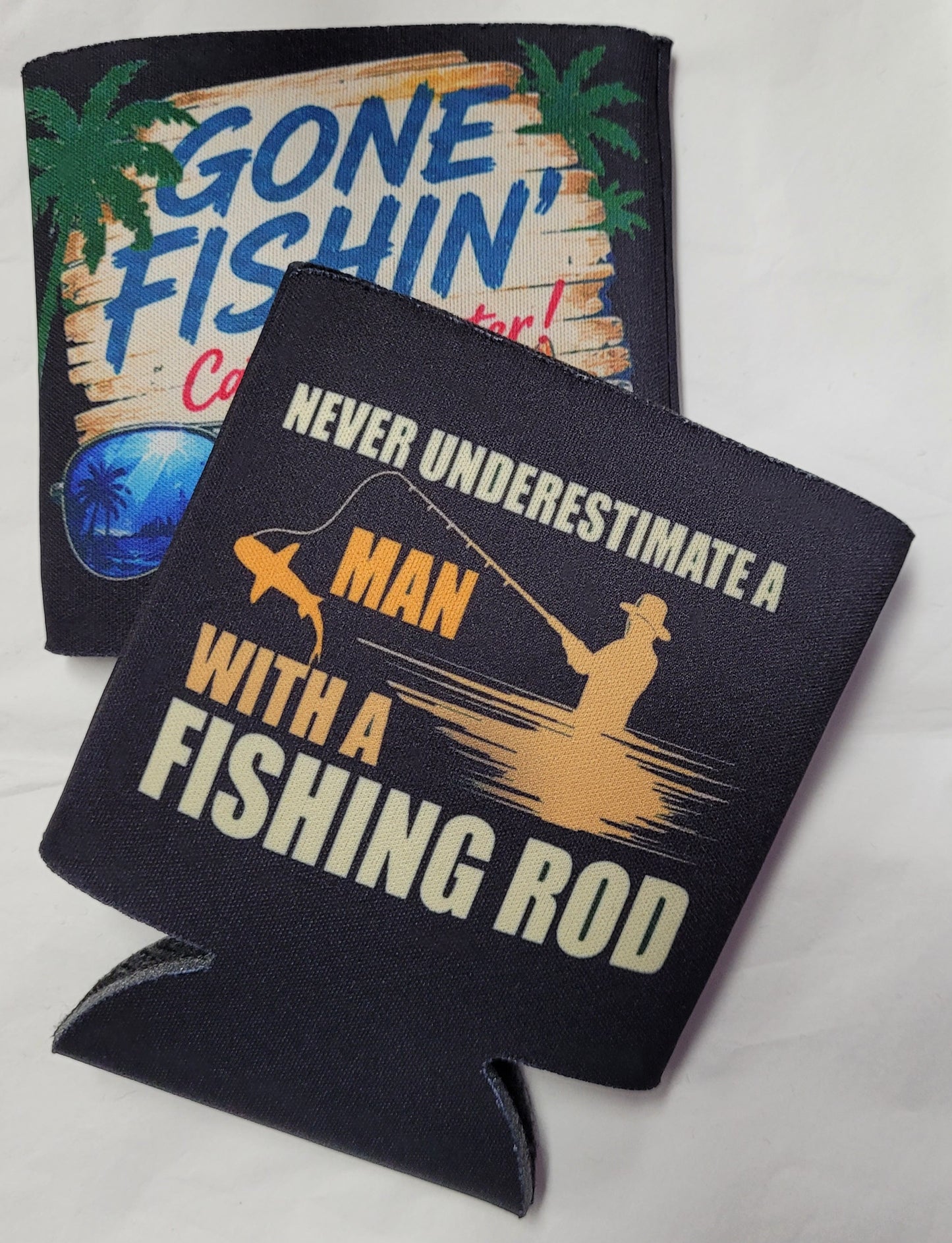 Flat Stubby Holder Cooler - various designs