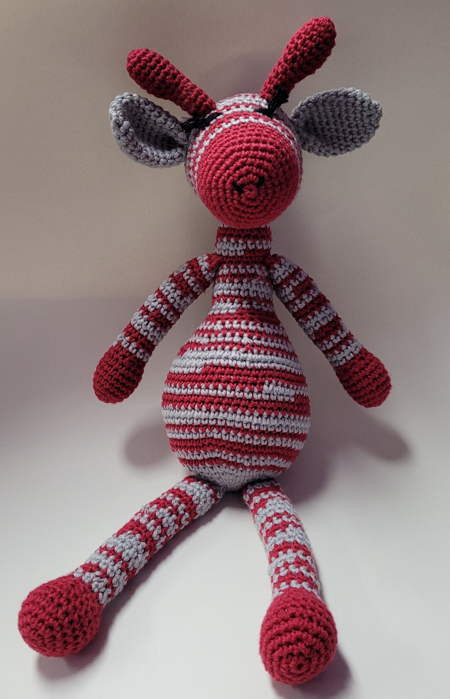 Hand Crocheted Plush Giraffe