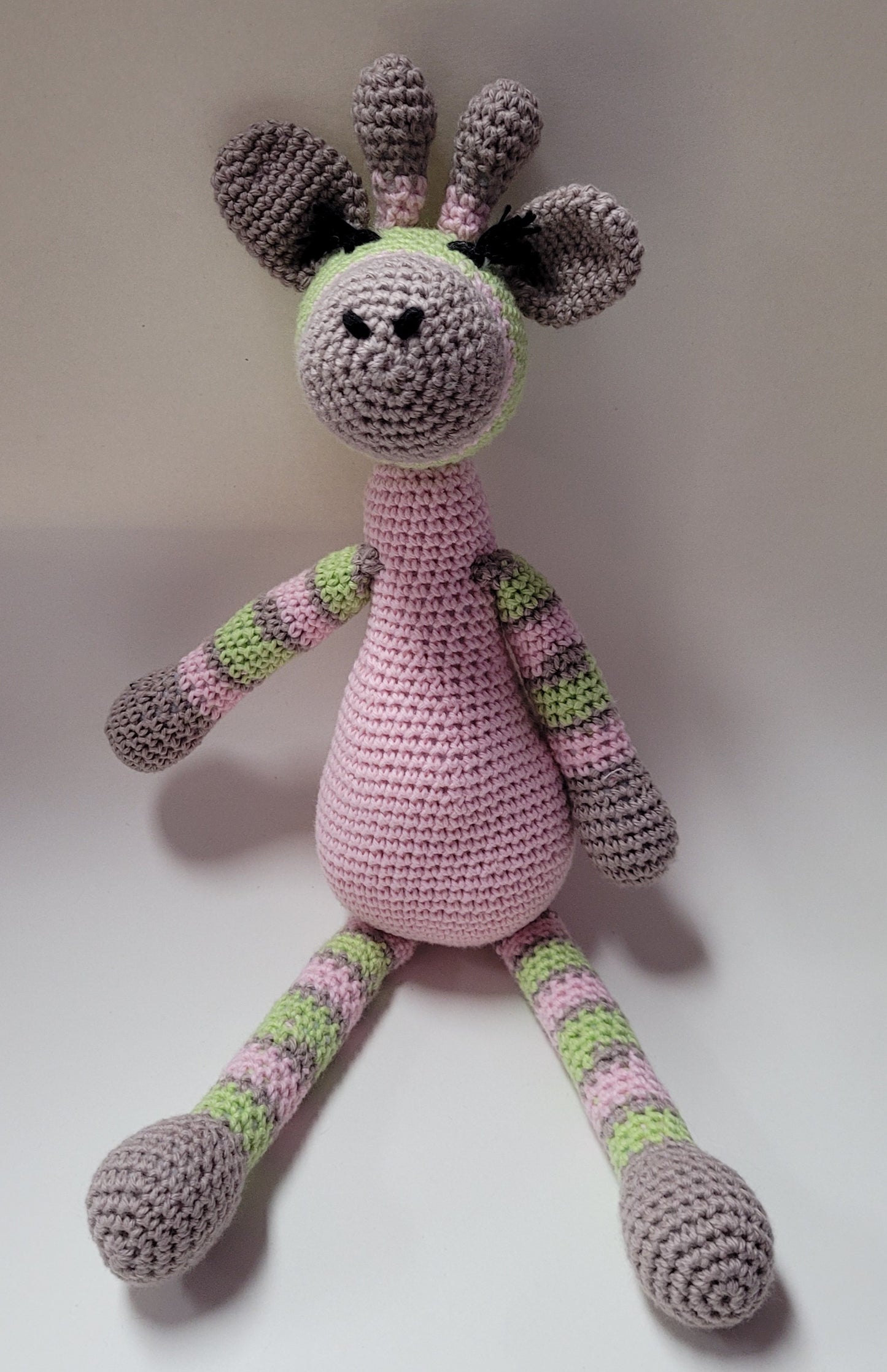Hand Crocheted Plush Giraffe