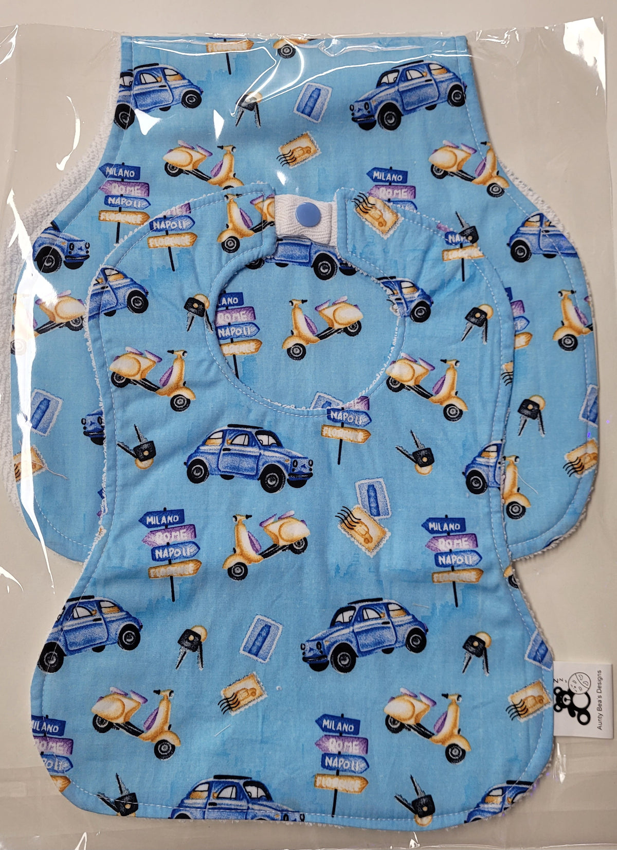 Baby Bib and Burp Cloth set