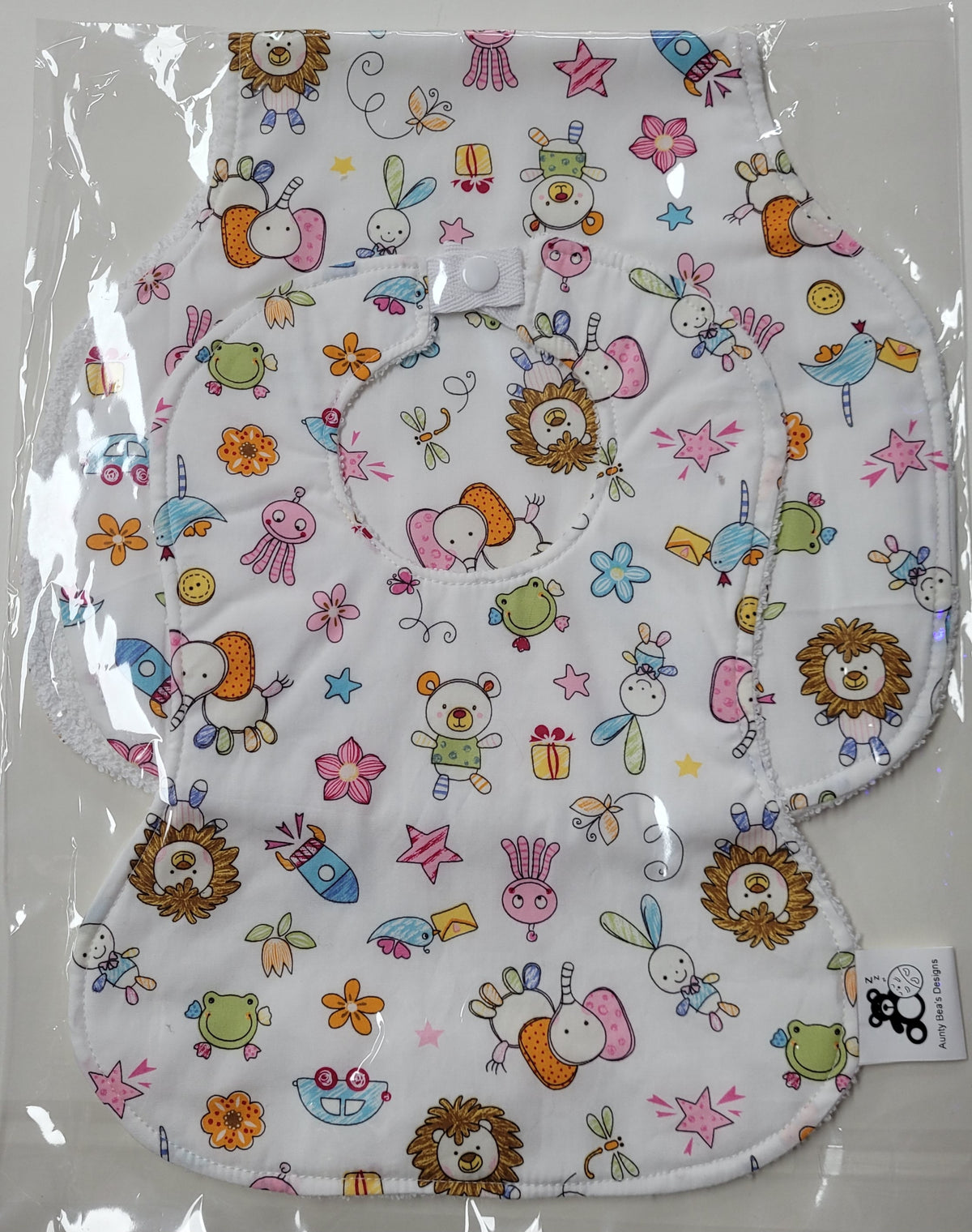 Baby Bib and Burp Cloth set