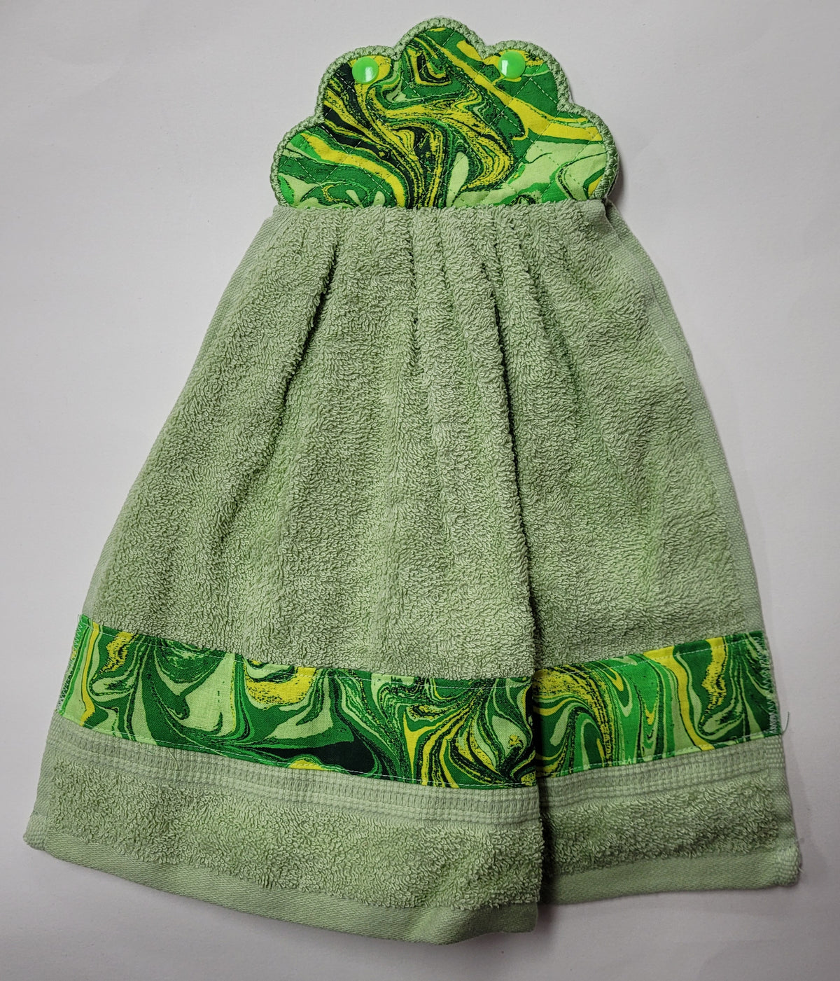 Quilted Top Hand Towels - Double Thickness