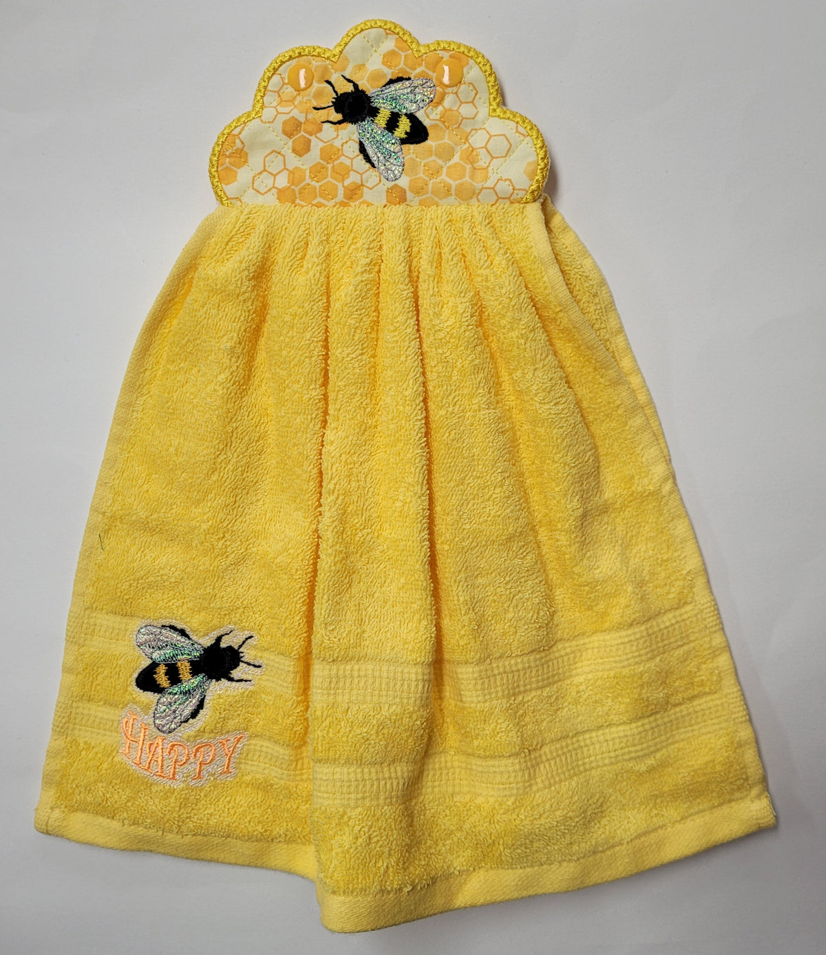Quilted Top Hand Towels - Double Thickness