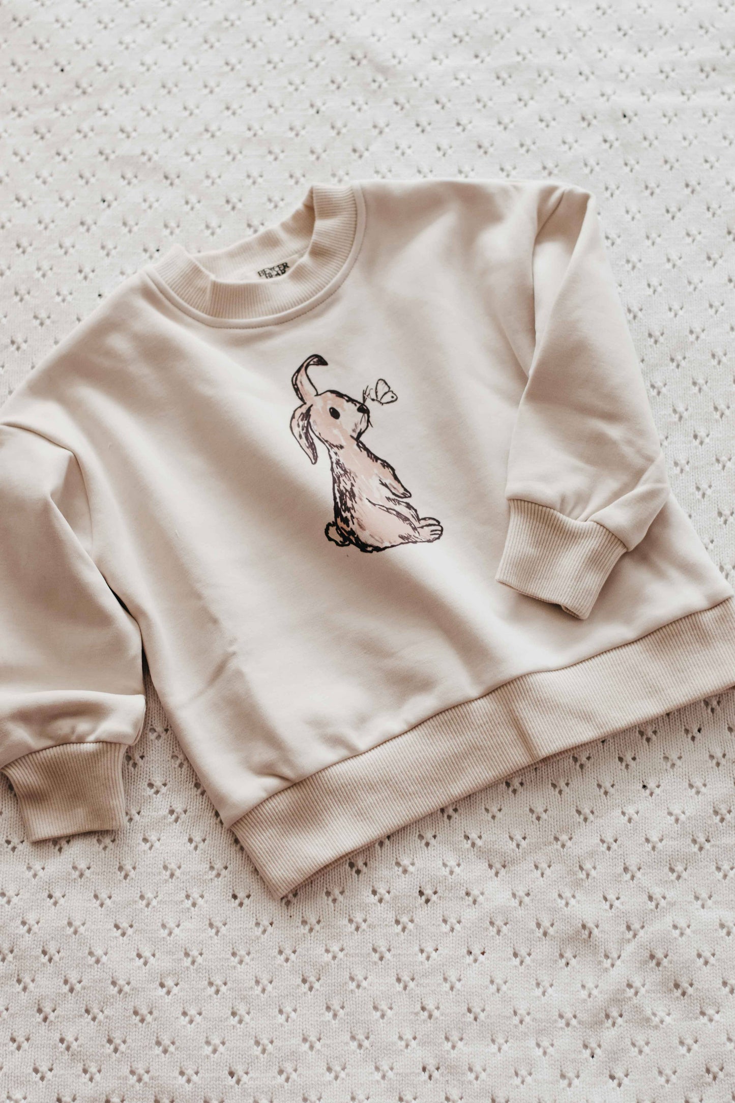 Kids Sweater: Bunny (Print): size 1