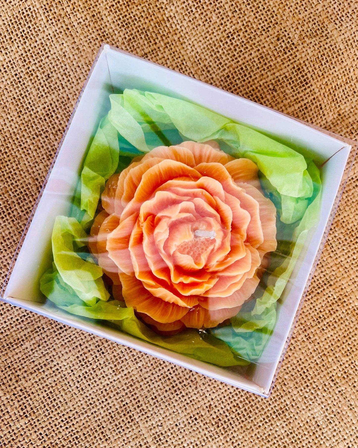 Festival Bloom – Marigold Flower Candle: Yellow / Mini