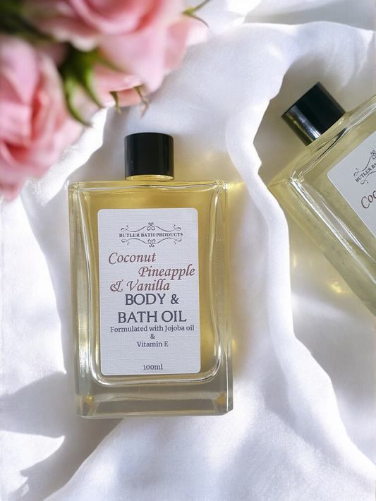 Coconut, Pineapple & Vanilla  Body & Bath Oil