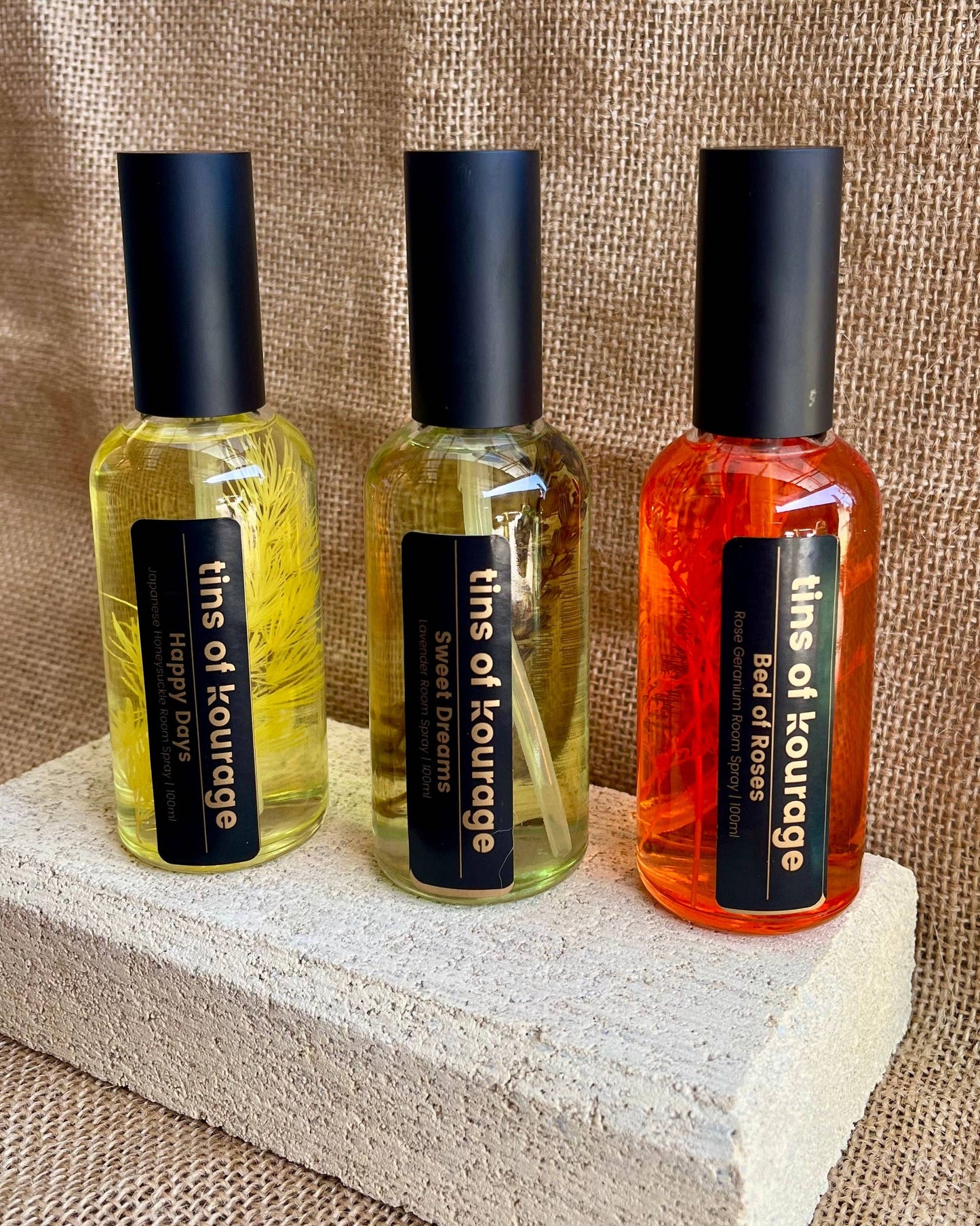 Botanical Room Spray: Rose Geranium (Ruby Botanicals) - Rosewood | Lemon peel | Geranium & Rose petals