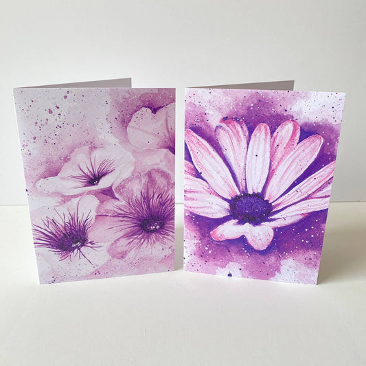 Flower-Themed Greeting Cards